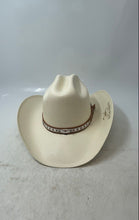 Load image into Gallery viewer, Molmart Hats Mens White Leather Band Wide Brim Durango Western Cowboy Hat
