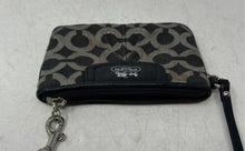 Load image into Gallery viewer, Coach Womens Op Art Madison Black Signature Print Zipper Wristlet Wallet