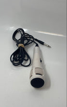 Load image into Gallery viewer, Unbranded White Jack On Off Switch Wired Dynamic Microphone Not Tested