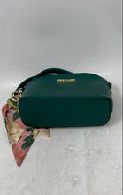 Load image into Gallery viewer, Steve Madden Womens Green Gold Chain Zipper Mini Crossbody Bag With Wallet