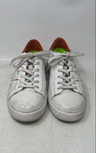 Load image into Gallery viewer, Robert Graham Mens White Orange Low Top Lace-Up Sneaker Shoes Size 8.5