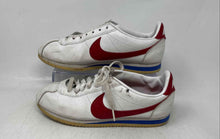 Load image into Gallery viewer, Nike Womens Classic Cortez 807471-103 Red White Sneakers Shoes Size 8 No Laces