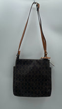 Load image into Gallery viewer, Nanette Lepore Womens Brown Leather Adjustable Strap Crossbody Handbag