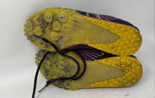 Load image into Gallery viewer, Puma Womens Complete TFX Sprint 3 Purple Yellow Lace-Up Track Spikes Size 7W