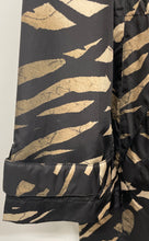 Load image into Gallery viewer, Alfani Womens Black Brown Abstract Print Long Sleeve Full-Zip Jacket Size L