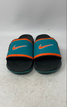 Load image into Gallery viewer, Nike Mens Off-Court Orange Green Slip-On Open Toe Slide Sandals Size 11