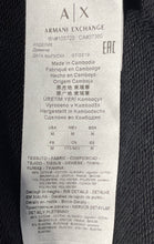 Load image into Gallery viewer, Armani Exchange Mens Black Logo Print Crew Neck Pullover Sweatshirt Size M