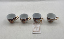 Load image into Gallery viewer, Set Of 4 Pcs Italian Design Ceramic Fine Porcelain Serving Coffee Cup