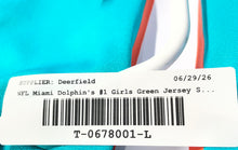 Load image into Gallery viewer, Nike Girls Green Miami Dolphins Tua Tagovailoa #1 Football-NFL Jersey Size M