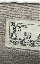 Load image into Gallery viewer, Vans Kids Knu Skool 751505 Gray White Low Top Lace-Up Sneaker Shoes Size 6.5