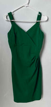 Load image into Gallery viewer, Guess Womens Green Sleeveless V-Neck Back Zip Mini Dress Size 6