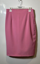 Load image into Gallery viewer, Zara Womens Pink Back Slit Side Zip Straight & Pencil Skirt Size Large