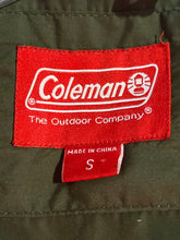 Load image into Gallery viewer, Coleman Mens Green Brown Sleeveless Front Full-Zip Puffer Vest Size Small