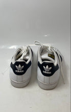 Load image into Gallery viewer, Adidas Womens Superstar C77154 White Black Lace-Up Low Top Sneakers Shoes Sz 7.5