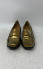 Load image into Gallery viewer, Cole Haan Womens Gold-Tone Moc Toe Slip-On Penny Loafer Shoes Size 8.5