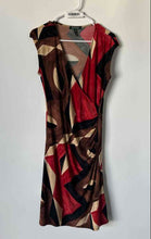 Load image into Gallery viewer, Lauren Ralph Lauren Womens Multicolor Geometric Sleeveless Shift Dress Size L