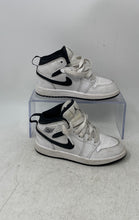 Load image into Gallery viewer, Nike Kids Air Jordan 1 Mid DQ8424-132 White Black Lace-Up Sneaker Shoes Size 11C