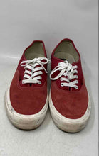 Load image into Gallery viewer, Vans Mens OG Authentic LX 500714 Red White Lace-Up Sneaker Shoes Size 11.5
