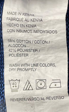 Load image into Gallery viewer, Van Heusen Mens Blue Printed Classic Fit Collared Short Sleeve Polo Shirt Size M