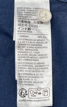 Load image into Gallery viewer, Levi's Mens Blue White Colorblock Cotton Long Sleeve Golf Polo Shirt Size XL