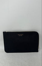 Load image into Gallery viewer, Kate Spade New York Womens Black Leather Outer Pocket Small Wristlet Wallet