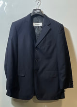 Load image into Gallery viewer, Hugo Boss Mens Blue Notch Lapel Flap Pocket Three Button Blazer Jacket Size 50