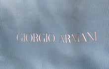 Load image into Gallery viewer, Giorgio Armani Parfums Womens Blue Inner Pockets Double Handle Tote Handbag