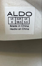 Load image into Gallery viewer, Aldo Womens White Pink Lace-Up Low Top Platform Sneaker Shoes Size 8