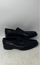 Load image into Gallery viewer, Perry Ellis Mens Pablo Black Leather Square Toe Slip-On Loafer Shoes Size 10.5