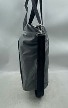 Load image into Gallery viewer, Steve Madden Womens Gray Black Detachable Strap Outer Pockets Lined Tote Bag