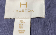 Load image into Gallery viewer, Halston Womens Blue Long Sleeve Notch Lapel Regular Fit One-Button Blazer Size L