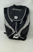 Load image into Gallery viewer, Wilson Mens K Factor Tour Black White Tennis Shoulder Backpack