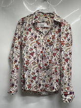 Load image into Gallery viewer, Alessandro Lamura Mens Multicolor Print Long Sleeve Button-Up Shirt Size 14