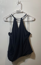 Load image into Gallery viewer, Express Womens Black Sleeveless Spaghetti Strap Blouse Top Size Medium