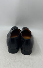 Load image into Gallery viewer, Daochen Mens Black Leather Almond Toe Slip-On Tassel Loafer Shoes Size EUR 44