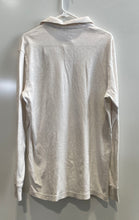 Load image into Gallery viewer, Lands' End Mens Beige Cotton Long Sleeve Chest Pocket Polo Shirt Size L/T 42-44