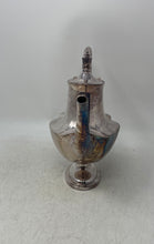 Load image into Gallery viewer, Vintage Antique Silver Tone Plymouth Side Handle Tea Coffee Pot With Lid