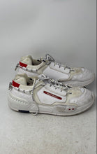 Load image into Gallery viewer, Polo Sport Mens PS200 White Red Leather Round Toe Lace-Up Sneaker Shoes Size 12