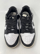 Load image into Gallery viewer, Authentic Nike Mens Dunk Low Retro Black White Sneakers Shoes Size 8 Damaged