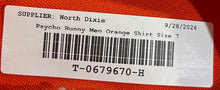 Load image into Gallery viewer, Psycho Bunny Mens Orange Pima Cotton Short Sleeve Collared Polo Shirt Size 7