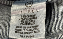 Load image into Gallery viewer, Artful Rebel Mens Blue 5-Pocket Design Slim Fit Straight Leg Jeans 36x30 W/Tags