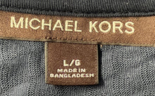 Load image into Gallery viewer, Michael Kors Mens Blue Cotton Short Sleeve Crew Neck Pullover T-Shirt Size Large