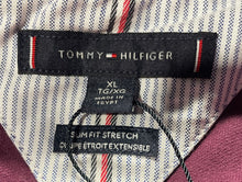 Load image into Gallery viewer, Tommy Hilfiger Mens Purple Slim-Fit Stretch Collared Golf Polo Shirt Size XL