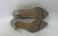 Load image into Gallery viewer, Christian Siriano Womens Gray Pointed Toe Slip-On Pump Heels Size 8W
