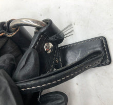 Load image into Gallery viewer, Coach Womens Black Monogram Bottom Studded Adjustable Strap Zipper Hobo Bag