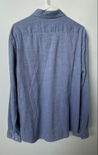 Load image into Gallery viewer, Banana Republic Mens Blue Untucked Fit Long Sleeve Button-Up Shirt Size L
