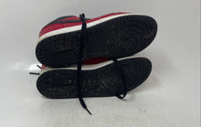 Load image into Gallery viewer, Nike Kids Air Jordan 1 Low 553560-605 Red Black Lace-Up Sneaker Shoes Size 4Y