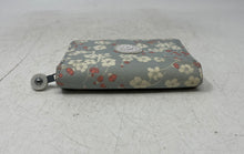 Load image into Gallery viewer, Kipling Womens Gray Floral Credit Card Slot Magnetic Zip-Around Wallet