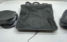 Load image into Gallery viewer, Lot Of 3 Pcs Oscar De La Renta Gray Classic Suitcase And Garment Bag Set