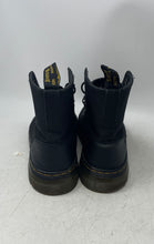 Load image into Gallery viewer, Dr. Martens Unisex Black Round Toe Lace-Up Combat Boots Size M11 W12